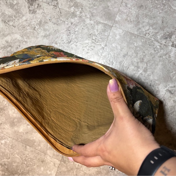 Adolfo Floral Tapestry Wristlet - Picture 6 of 7